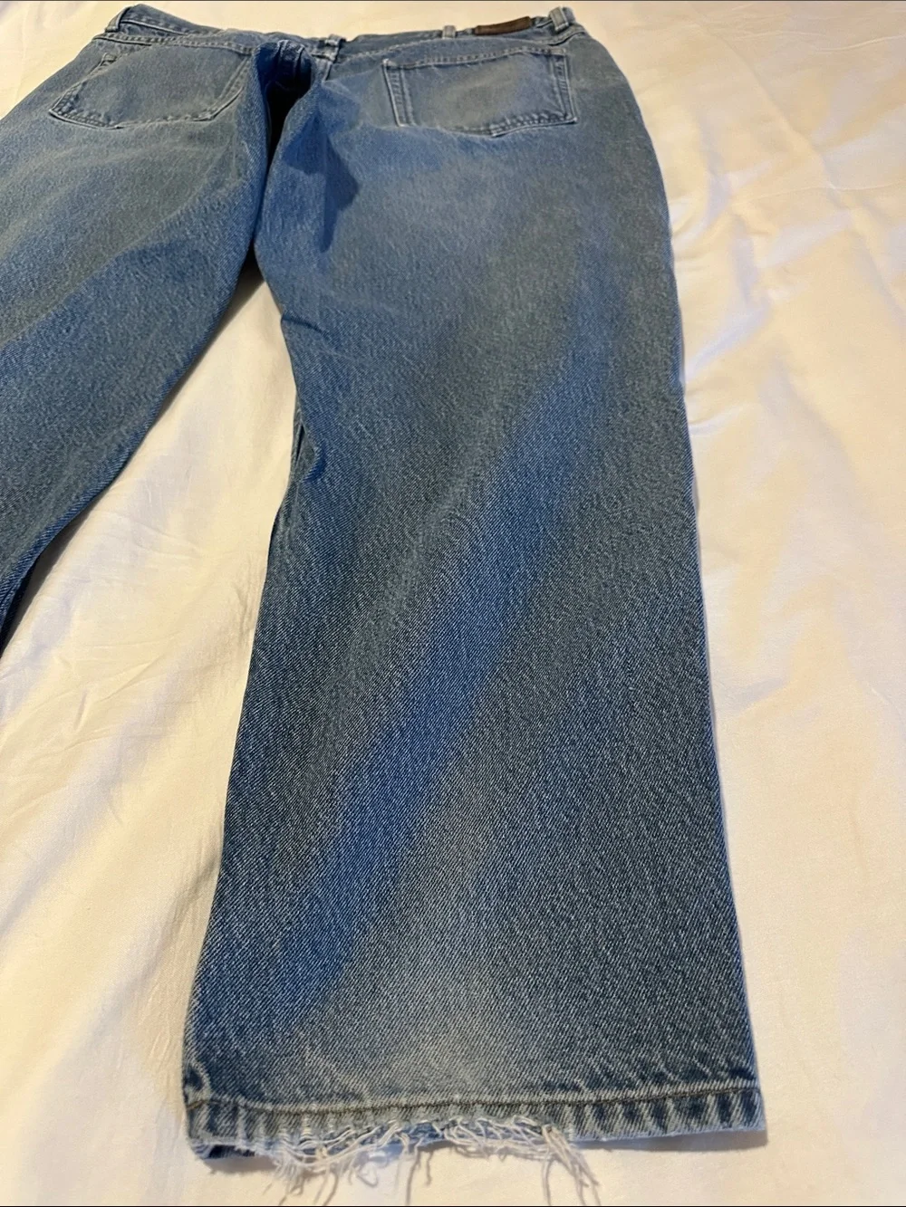 L.L. Bean Men's Straight Jeans — Classic Blue Denim